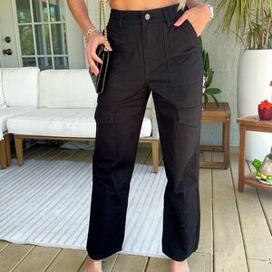 Black Cargo Pants